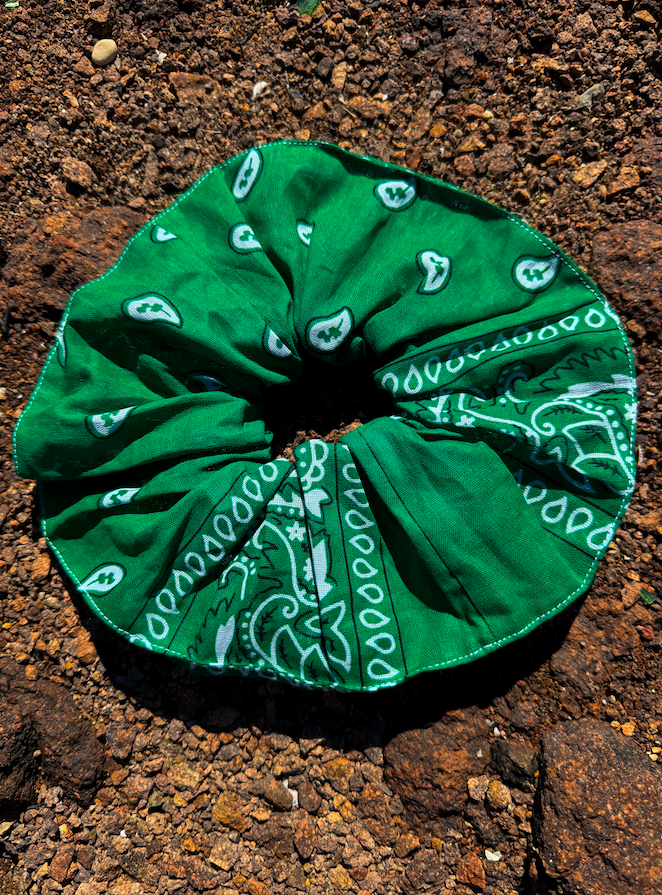 Chouchou XXL- Bandana Vert